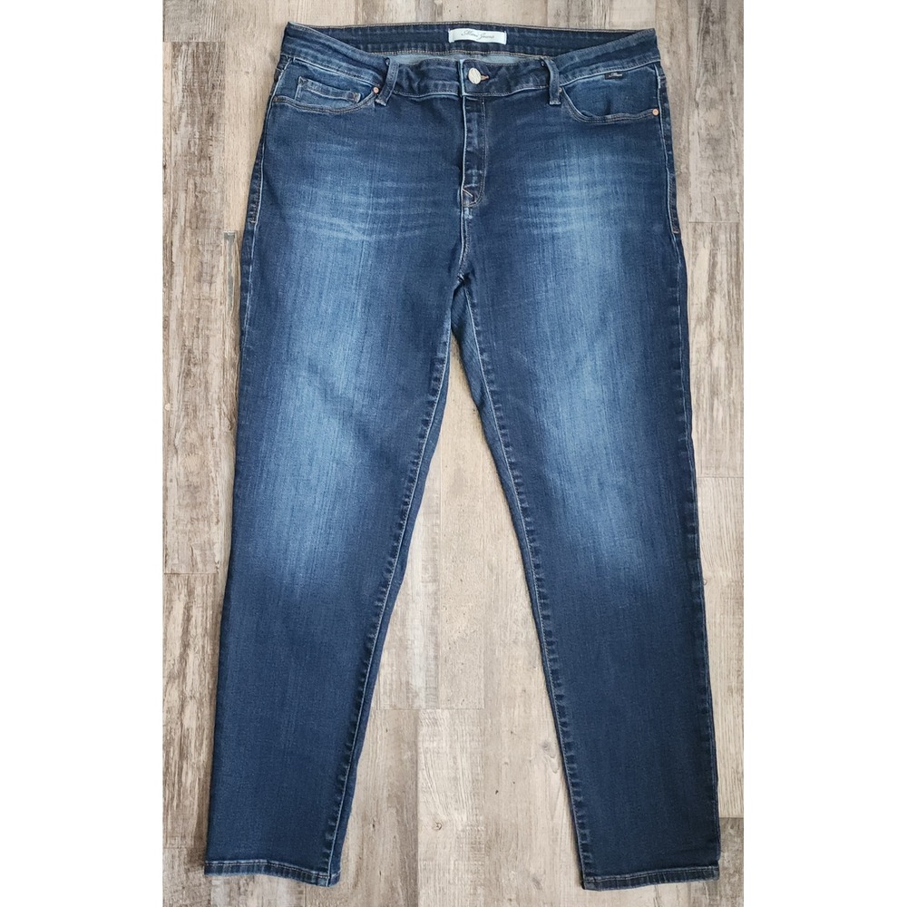 Mavi Jeans Women's 32x29* Dark Wash Slim Leg Mid Rise Stretch Denim Blue